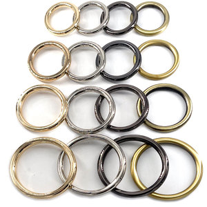 Móc kim loại hợp kim kẽm mạ vàng chất lượng cao, đường kính trong 50mm (1.5 inch), hình vòng tròn 2 inch, nhiều màu sắc - Product Image 2