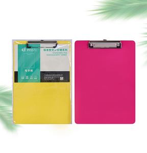 Factory Price <b>A4</b> Business Meeting Record Folder School Office Writing Pad Board PP Material Clipboard With Metal Clip - Product Image 1