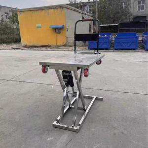 Hydraulische Draagbare Elektrisch Aangedreven Selfloading Handkarren & Trolleys Afvlakbare Elektrische Heftruck - Product Image 3