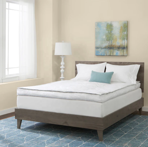 2" Firm Thick Down <strong>Feather</strong> Mattress <strong>Bed</strong> Protectors Pillow Top King Queen Full Mattress <strong>Topper</strong> - Product Image 3