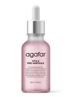 Ampoule liquide Agafar Vita K Pro à l'acide hyaluronique PDRN (30 ml) - Soin anti-âge pour le visage, éclaircissant, nourrissant, hydratant, resserre les pores