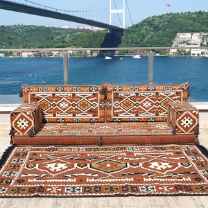 Ensemble de canapé sectionnel carré Majlis arabe <span class=keywords><strong>marocain</strong></span> avec mobilier de maison modulaire ottoman <span class=keywords><strong>pour</strong></span> salons et écoles - Product Image 5