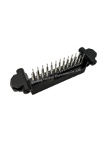 Connecteur mâle automobile 2-827050-2, 25A, 25 broches, prise droite pour carte, 12V, laiton étamé, boîtier PA66, 5,0 mm