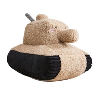 Peluche personnalisée créative en forme de voiture, avion, camion de pompiers et char, avec rembourrage en coton PP polyester, pour la maison, cadeaux pour enfants