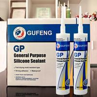 GUFENG GP Mastic silicone direct pour fissures de béton, pour cadres de fenêtres et de portes