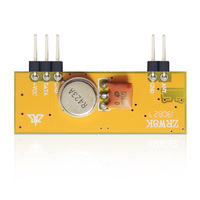 Módulo Receptor Superheterodino RF de Fábrica 315/433MHz, Placa de Alta Sensibilidad y Bajo Consumo OOK ASK para Alarmas, Persianas y Hogar Inteligente