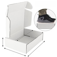 Cartons en carton personnalisés avec logo, boîte d'expédition blanche, boîte de courrier, boîte en kraft, ensemble cosmétique, emballage pour cosmétiques, soins de la peau, emballage en carton ondulé