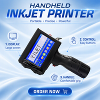 Mesin Printer Inkjet Portabel Genggam Layar Sentuh TIJ untuk Pencetakan Label Kotak Karton, Kode Tanggal, dan Kode Fleksibel