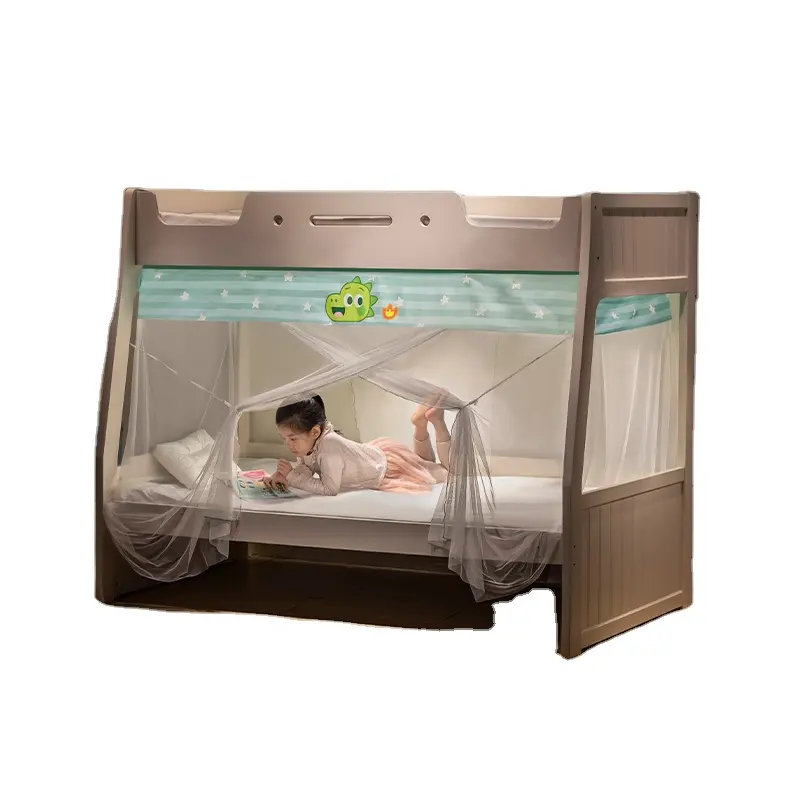 Hot Sale Cartoon Child Mosquito Net Bunk Bed For Babies Insect Screen Student Bunkbeds Mosquitero