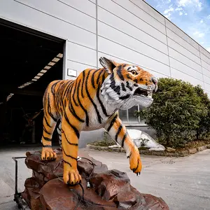 J-138大型シミュレーション動物パラダイス展示風光明媚なテーマパーク屋外風景タイガーモデル