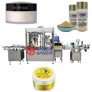 Full Automatic Auger Bottling Powder Filling Line Spice Powder Filling Machine Jar Washing Powder Filling Machines In Bottle