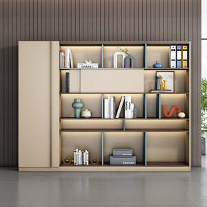 Armoires de bureau modernes en bois robustes avec tiroirs de rangement pour l'organisation des dossiers dans les écoles, les ateliers, les hôtels - Product Image 1