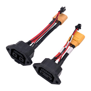 ชุดสายไฟเชื่อมต่ออินเทอร์เฟซการชาร์จ EV 300 มม. ฉนวนพีวีซี ตัวนำทองแดงบริสุทธิ์ อะแดปเตอร์เชื่อมต่อ IP65 - Product Image 1
