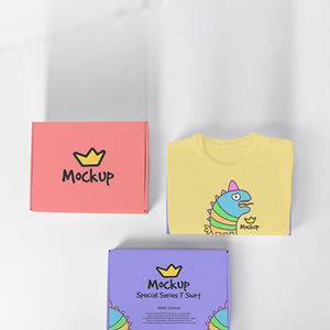 Caja de cartón corrugado plegable con logotipo personalizado para transporte postal y embalaje de regalos de ropa - Product Image 6