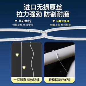 TJHJJKF Ensemble d'hameçons de pêche en eau douce à double hameçon pré-montés, dorés, sans ardillon, anti-emmêlement, en acier robuste et durable - Product Image 5