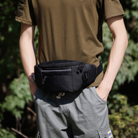 QXMOVING hommes femmes petite poche en plein air taille Pack sac étanche tactique Molle pochette ceinture Fanny Pack pour les activités de plein air