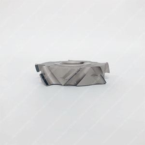 TUOKE 100x30xH20 (Z4+4) 44&deg; <strong>PCD</strong> Woodworking Cutter <strong>End</strong> <strong>Mill</strong> Cutter Furniture Diamond Pre-Milling Cutter Head Wood Cut - Product Image 4