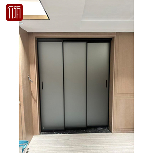 Porta Scorrevole Elettrica in Vetro a Doppio Specchio con Telaio in Lega di Alluminio Stile Francese di Alta Gamma per <span class=keywords><strong>Balcone</strong></span> e Interni di Villa - Product Image 6