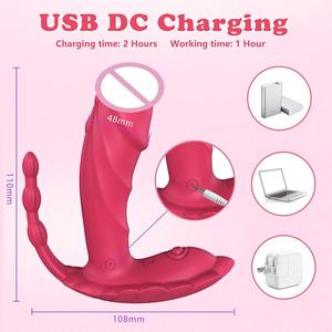 Vibratore per Punto G 3 in 1 per Donne, Giocattolo Sessuale con Telecomando, Massaggiatore Vibrante Indossabile, Mutandine Vibranti - Product Image 5