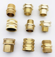 Connecteurs rapides pour tuyau d'arrosage en laiton massif personnalisés, filetage mâle GHT NPT 3/4 1/2 pouce