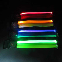 Sac banane sport LED USB rechargeable et étanche en Lycra, idéal pour la course nocturne, sac banane lumineux à LED