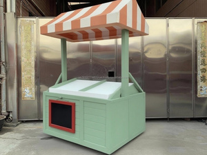 Kiosque extérieur mobile portatif de stand de vente de nourriture de rue à vendre pour le stockage extérieur de nourriture de stands - Product Image 6