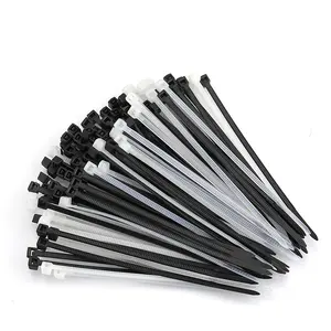 wholesale natural color cable ties not easy to get aging Eco-friendly plastic tie wrap custom zipties