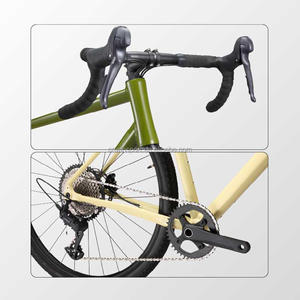 Léger 700c 29*1.95 pouces en aluminium professionnel vélo de route 12 vitesses hydraulique frein à disque Suspension barre de chute vélo de gravier - Product Image 4