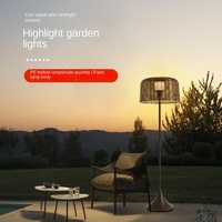 Stehlampe Lampes de jardin extérieures étanches Lampes de jardin de villa Lampes d'ambiance de patio modernes et simples Lampes de sol solaires