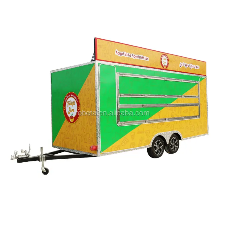 Фритюрница на солнечной батарее, подставка для пищевых продуктов, трейлер для кухни, уличный прицеп для кофе и еды, мобильный автомобильный киоск для продажи
