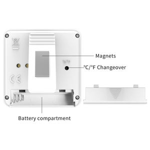 Termômetro para Freezer e Geladeira com Função de Alarme Medidor de Temperatura para Câmaras Frias Termômetro Digital para Refrigeradores - Product Image 4