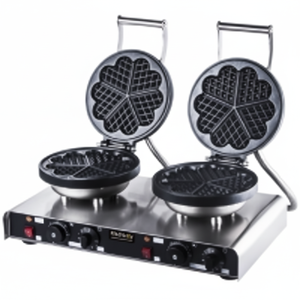 Kitchbox-Gaufrier à fleurs industriel et commercial (lot de 2) - Product Image 1