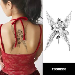 Tatuaggio Temporaneo a Trasferimento d'Acqua Stile Giapponese per Braccio Donna Design Adesivo - Product Image 1