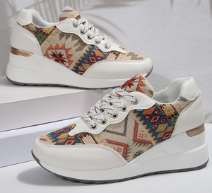 UP-6048r femmes grosses baskets compensées 2025 automne marche Style dames chaussures de sport taille 43 - Product Image 6