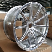 Jantes de voiture de course à rayons multiples en alliage monobloc de 18 19 20 21 pouces, jantes brossées 5X112 5X120 forgées pour BMW M3 M4 M5 Mercedes Audi RS