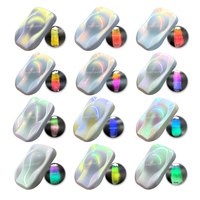 Multichrom Duochrom Metallisches Laser-Gold-Pigment Tr4 Pulver Fahrzeug-Sprühbeschichtung Anorganisches Metallisches Aurora-Pigment für