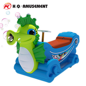 Aire <span class=keywords><strong>de</strong></span> <span class=keywords><strong>jeux</strong></span> intérieure et extérieure pour enfants monter sur voiture souffler des bulles coloré cheval <span class=keywords><strong>de</strong></span> mer à vendre - Product Image 3