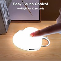 Lampes de sac à main rechargeables USB C en forme de cœur avec interrupteur tactile, lampe LED pour sac à main