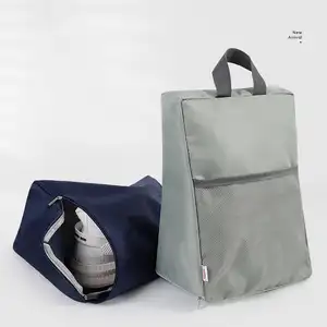थोक कस्टम लोगो वाटरप्रूफ जूता बैग पोर्टेबल हल्के यात्रा जूता बैग मल्टीफ़ंक्शन जूता भंडारण बैग