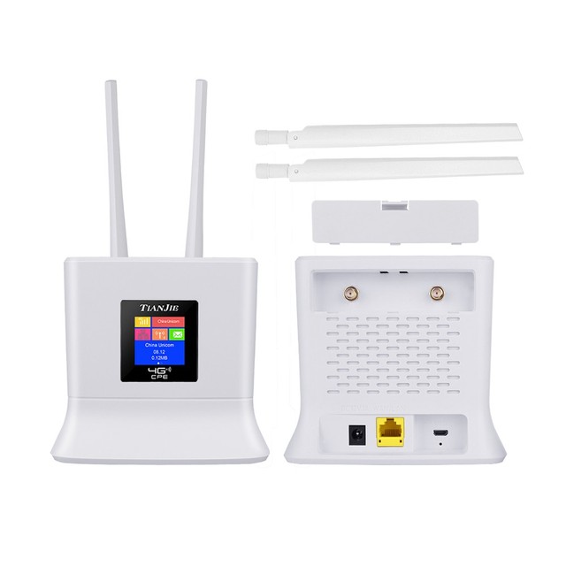 TIANJIE Wifi Sim Card 4g Universal Modems RJ45 Gsm Modem 4g Wifi Router With Sim Card Slot Unlocked 3G/4G Routers Lte Wi-fi Any