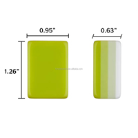 Mahjong en acrylique vert clair sur mesure en gros, jeu de luxe à 4 couches, tuiles de mahjong en acrylique pour divertissement