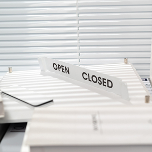 Señal de notificación comercial de apertura/cierre de Tienda Móvil de aleación de aluminio, entrada de tienda, abierta para negocios, cerrada para descanso - Product Image 6