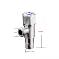 Robinet d'angle en acier inoxydable pour eau chaude et froide, anti-explosion, accessoires pour salle de bain, cuisine, hôtels, toilettes, salles de douche