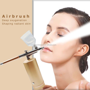 Machine à airbrush pour maquillage avec pistolet pulvérisateur rechargeable par USB, kit de beauté pour le visage, kit pour les ongles, pour les tatouages, la coloration des gâteaux, la peinture de modèles, le spa à domicile - Product Image 3
