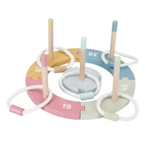 Outdoor Wooden Ring Toss Game and Fun Toys for Children