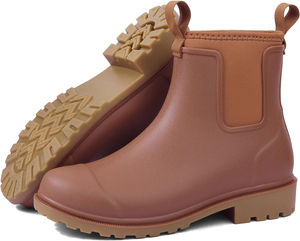 Bottes de pont imperméables <span class=keywords><strong>pour</strong></span> femmes avec semelle antidérapante en caoutchouc, chaussures de pêche et de navigation à la cheville, chaussures de travail en plein air <span class=keywords><strong>pour</strong></span> temps pluvieux - Product Image 4