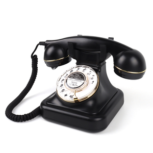 Phong cách cũ Điện thoại bàn điện thoại quay số cổ cố định có dây điện thoại cố định điện thoại văn phòng cổ cho nhà khách sạn Văn phòng - Product Image 4