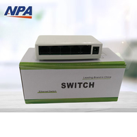 Switch réseau 8 ports 100 Mbps en plastique, RJ45, pour bureau, Ethernet, 1,6 Gbps, Plug and Play, pour caméra IP, 5008S