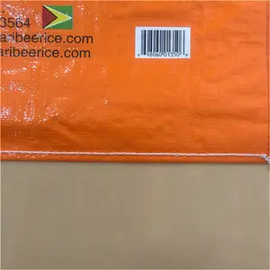 Wholesale Plastic PP Woven Sacks 50 Kg New Empty Rice Bags PP Woven Packaging Bag For Sale