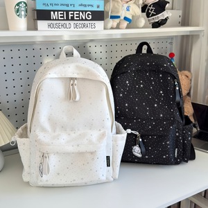 Custom Student <b>Backpack</b> School Bag New Style Star <b>Backpack</b> 20-35L Large Capacity Breathable Zipper Portable Oxford <b>Light</b> <b>Weight</b> - Product Image 3